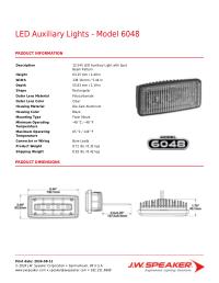 Product Spec Sheet